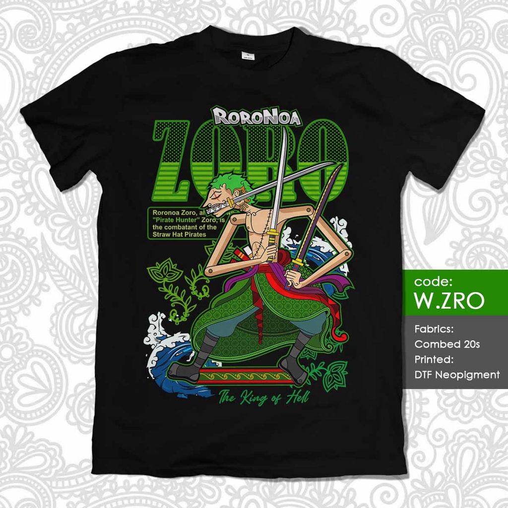 KAOS WAYANG ONE PIECE, UNIK &amp; BEDA DARI YANG LAIN!