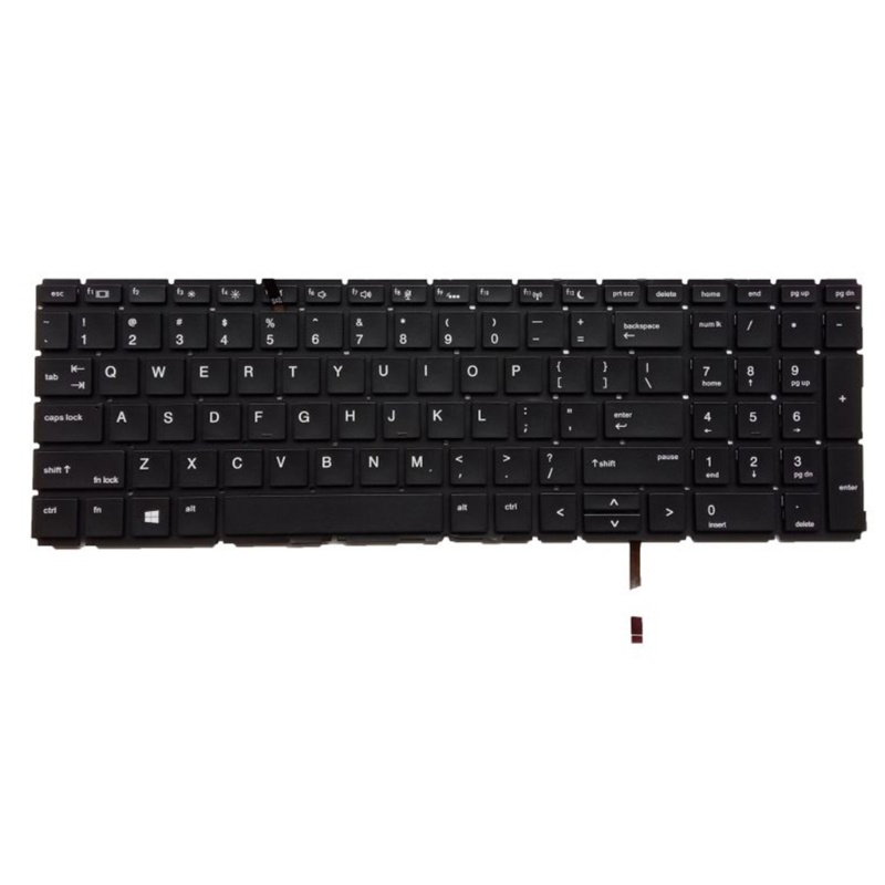 Keypad Laptop btsg Diganti Layout US Untuk HP ProBook 450g6 455 G6 455R G6 HSN-Q25C