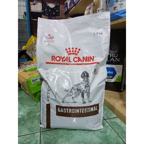 Ekspedisi Royal Canin Vet Gastro intestinal dog 7.5kg - makanan anjing buat diare - Rc Gastro intestinal dog