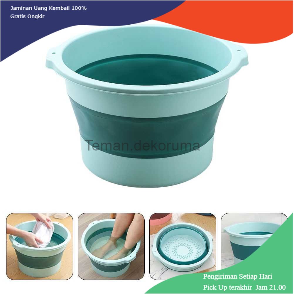 TD - PR Peasy Baskom Ember Lipat Portabel Foldable Multifunction Water Bucket - F664