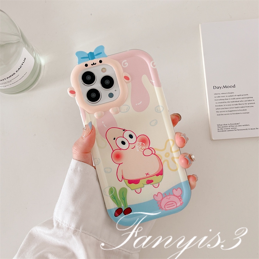 OPPO A78 A17 A77 A77s A57 A76 A16 A16s A15 A15s A74 A54 A95 A94 A3s A5s A53 A33 A32 A5 A9 2020 A31 Reno 7Z 6 5F 5 5K A92 A93 A16k Soft Case Motif SpongeBob Untuk