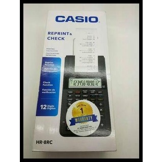 

Kalkulator Casio Portable Printer Hr - 8 Rc Reprint And Check