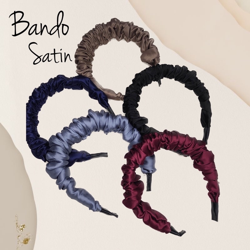 Bando Nagita Bando Korea Bando Satin / Headband Korea Headband Satin