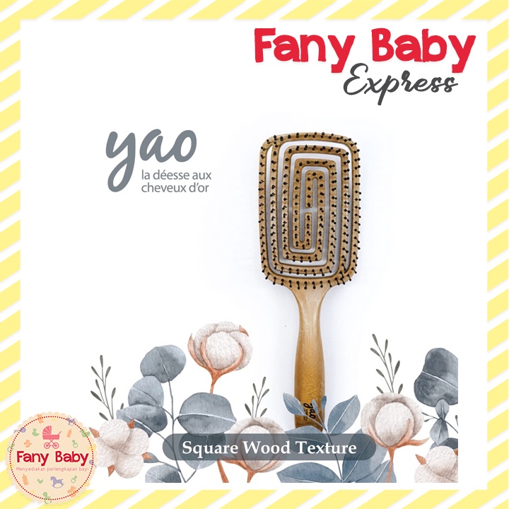 YAO SQUARE WOOD TEXTURE BRUSH