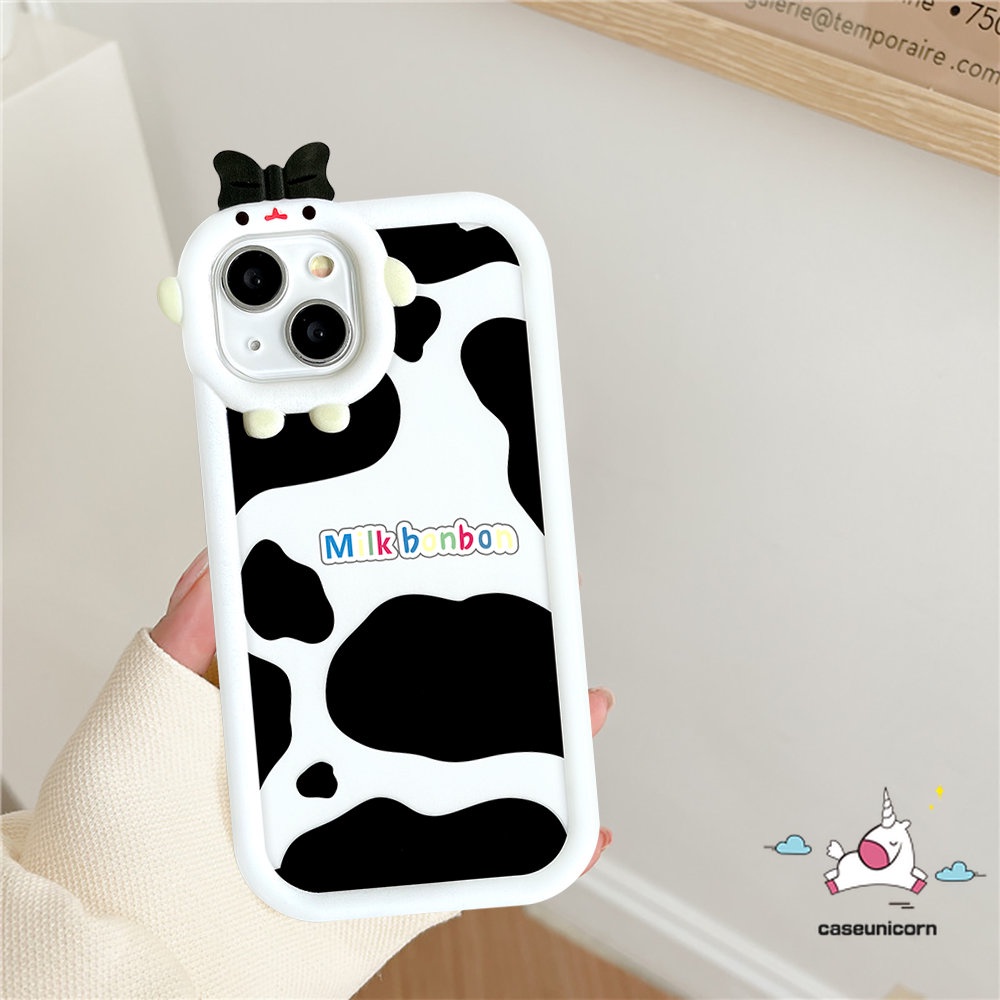 Lensa Motif Sapi 3D Untuk Oppo A17 A74 A5s A96 A12 A95 A54 A77s A57 A16 A15 A94 A16K A76 A17K A3s A7 A55 A92 A36 A16E A53 A53 A52 A7Z 5F Soft Case Untuk Iphone