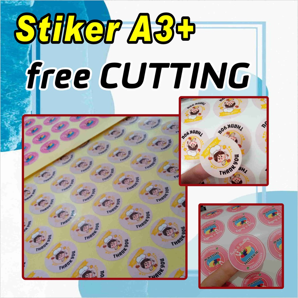 

Stiker A3+ CUSTOM free cutting