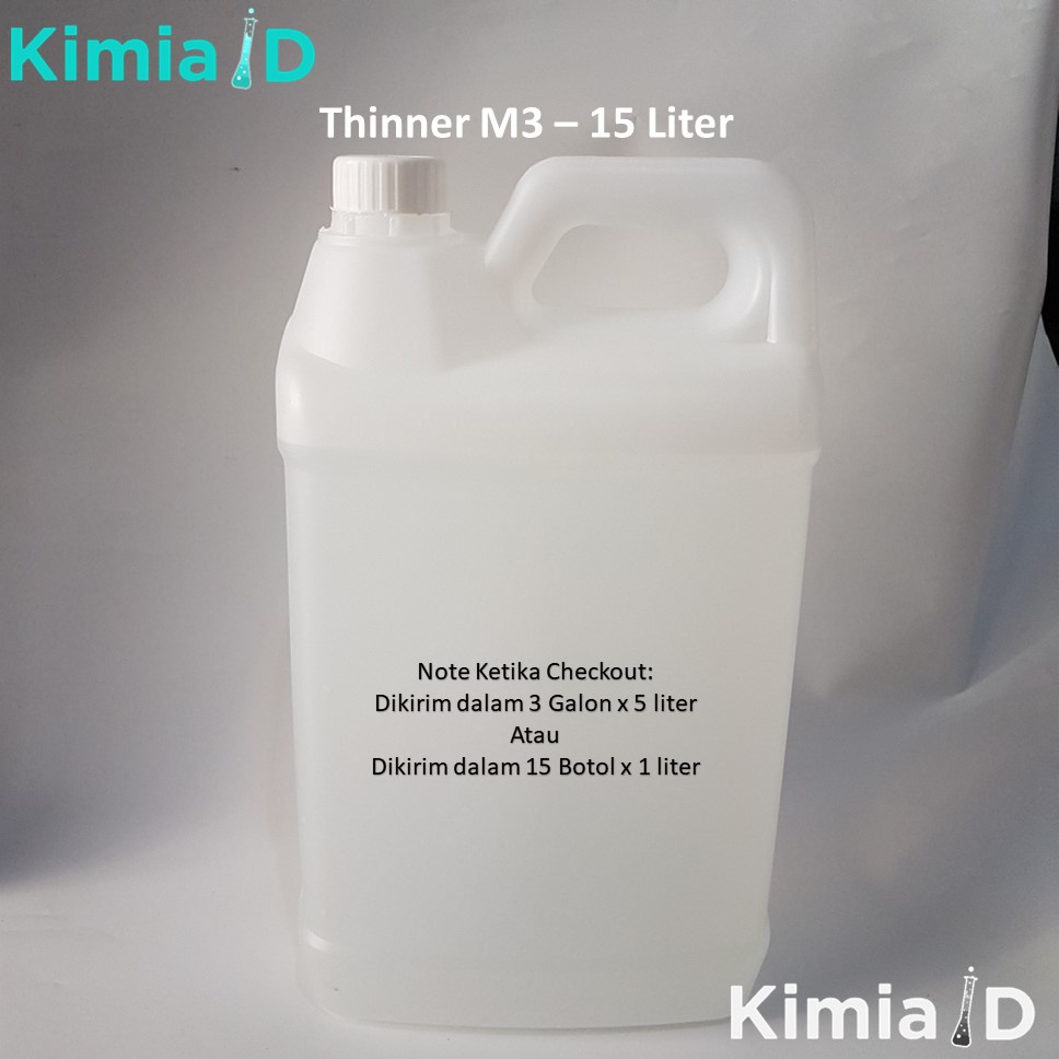 Thinner M3 15 Liter Thinner Sablon Laquer Thinner Reducer Sablon Print