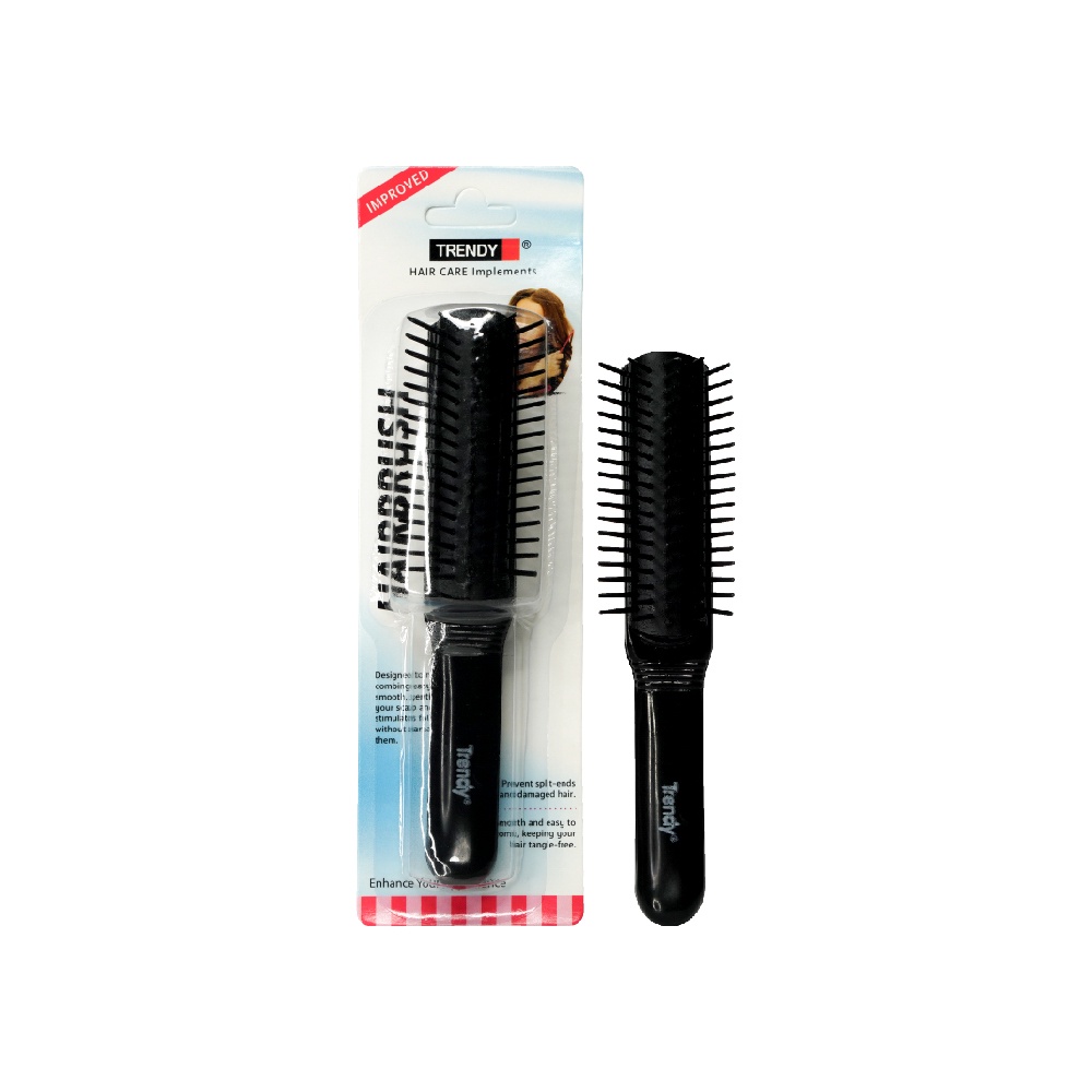 TRENDY Sikat Rambut Hairbrush Medium/ HBTD44