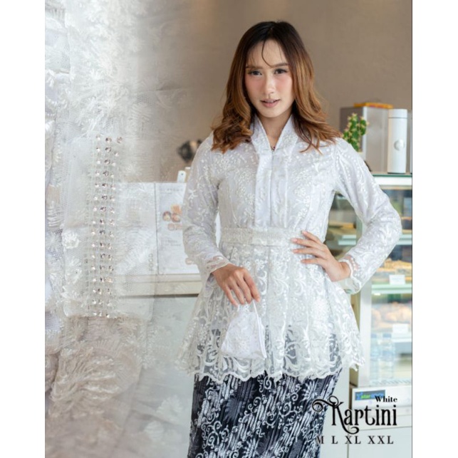 STELAN BLOUSE KEBAYA KARTINI TILLE NON GLITER BUSUI FRENDLY| SET KEBAYA BRUKAT| KEBAYA PESTA| KEBAYA| SET KEBAYA KONDANGAN| STELAN BLOUSE WANITA| SET KEBAYA WISUDA| BAJU OUTFIT WANITA| KEBAYA FAVORITE