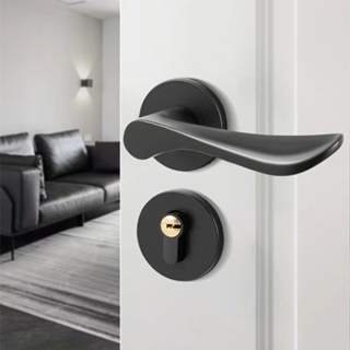 Kunci Pintu Rumah Tanggung Gagang Kotak Silinder Premium Full Set Gagang Pintu Rumah Aluminium Alloy Door Lock