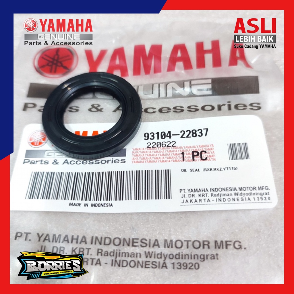 karet seal sil roda belakang kanan Rxk Rxking Byson RXZ 93104-22837 as