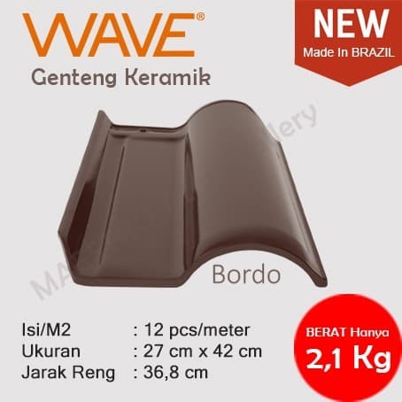 Genteng keramik Cejatel WAVE