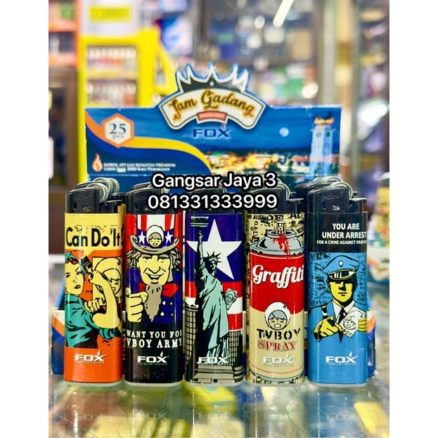 korek Fox model mirip Cricket 50pc