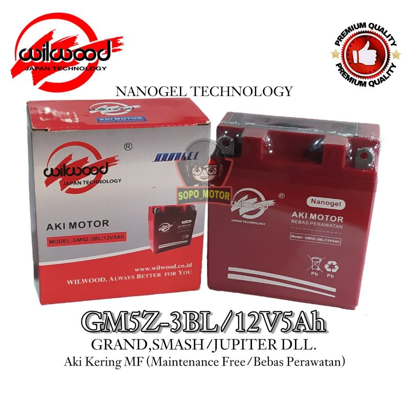 Aki kering grand GM5Z3BL/aki kering smash/aki kering jupiter merk wilwood