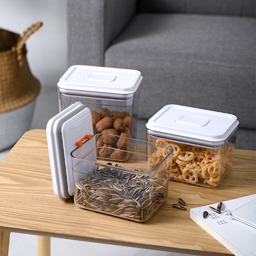 Toples Tempat Kotak Box Penyimpanan Makanan Kedap Udara Di Dalam Kulkas Serbaguna Tempat Susu Formul