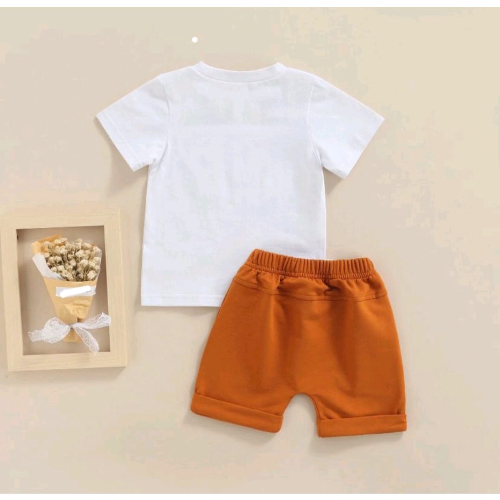 PROMO-SETELAN BAJU KAOS ANAK MUSIM PANAS MOTIF BRO UMUR 1-5 TAHUN SETELAN BAJU ANAK LAKI-LAKI DAN PEREMPUAN