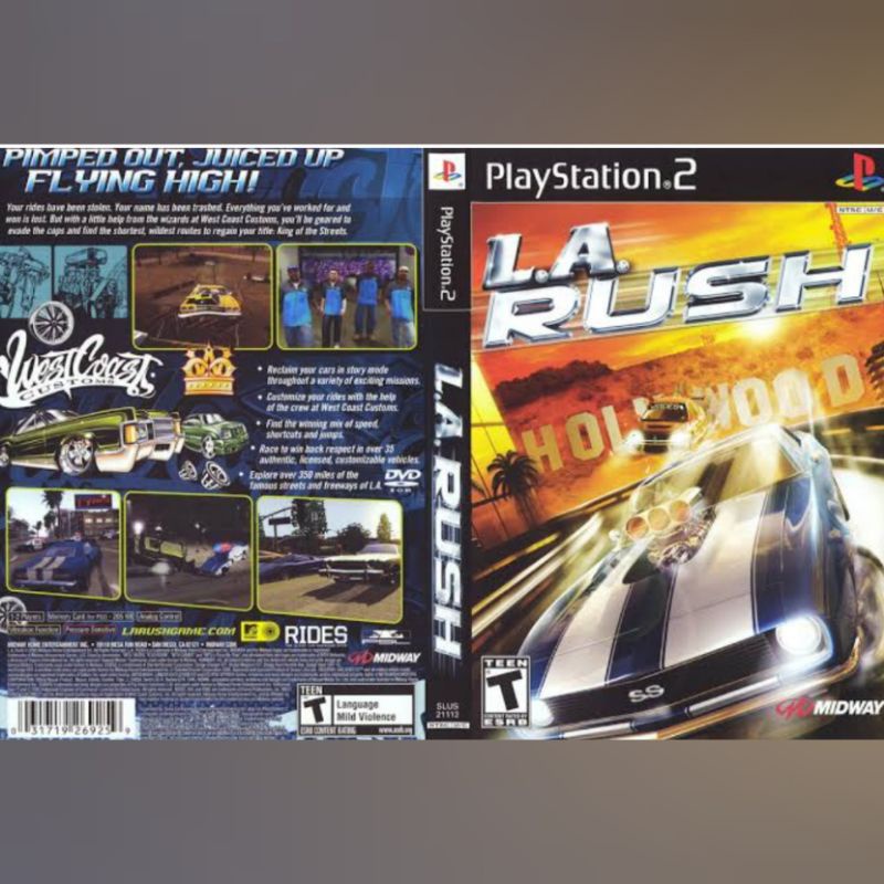 Kaset Ps 2 LA Rush