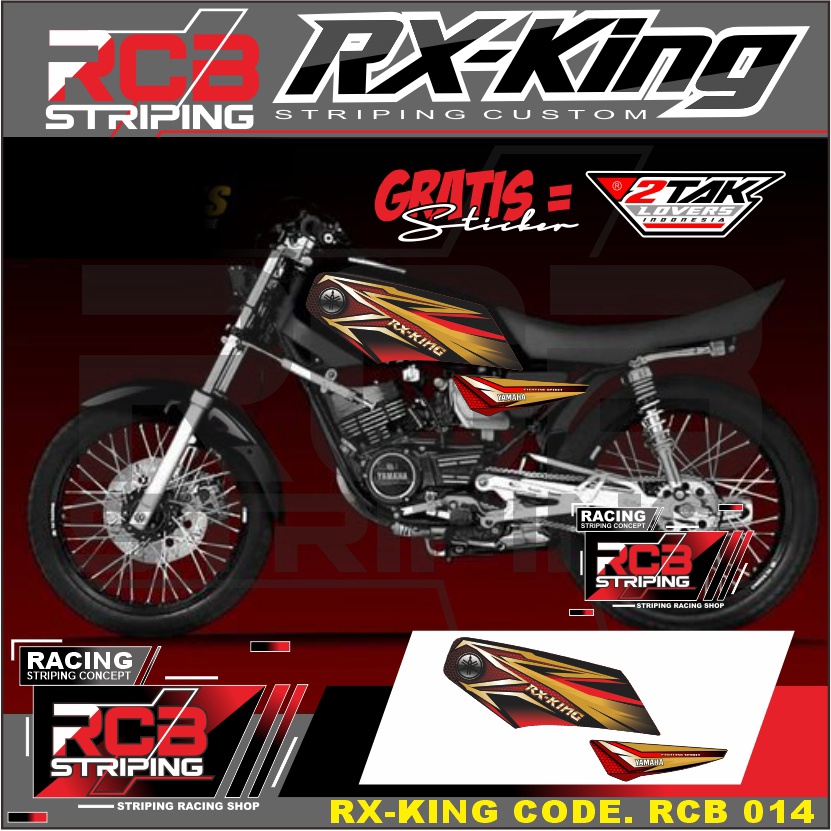 Striping Variasi Keren Rx King List Body Motor Rx King RCB 014