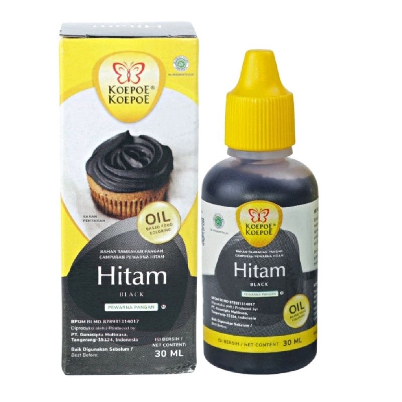 

Abigailcorner - Koepoe Koepoe | Pewarna Hitam Oil Based Premium (30 ml)