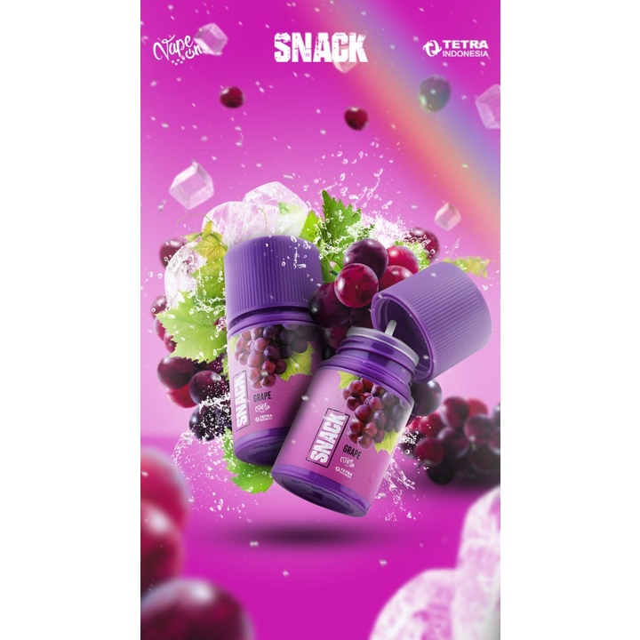 Snack Grape Fruity 60ML by Tetra x Vape On