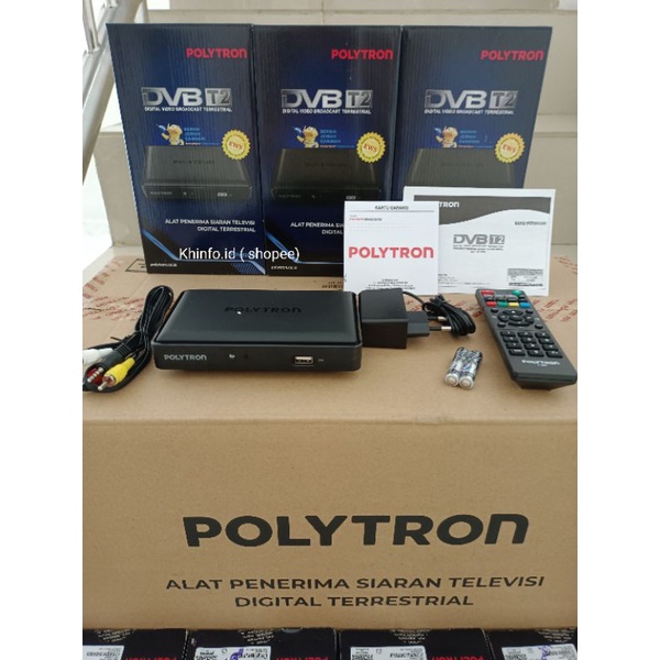 STB SET TOP BOX Polytron DVB PDV 620T2 STB POLYTRON ALAT PENDUKUNG CHANEL DIGITAL TV PDV600T2