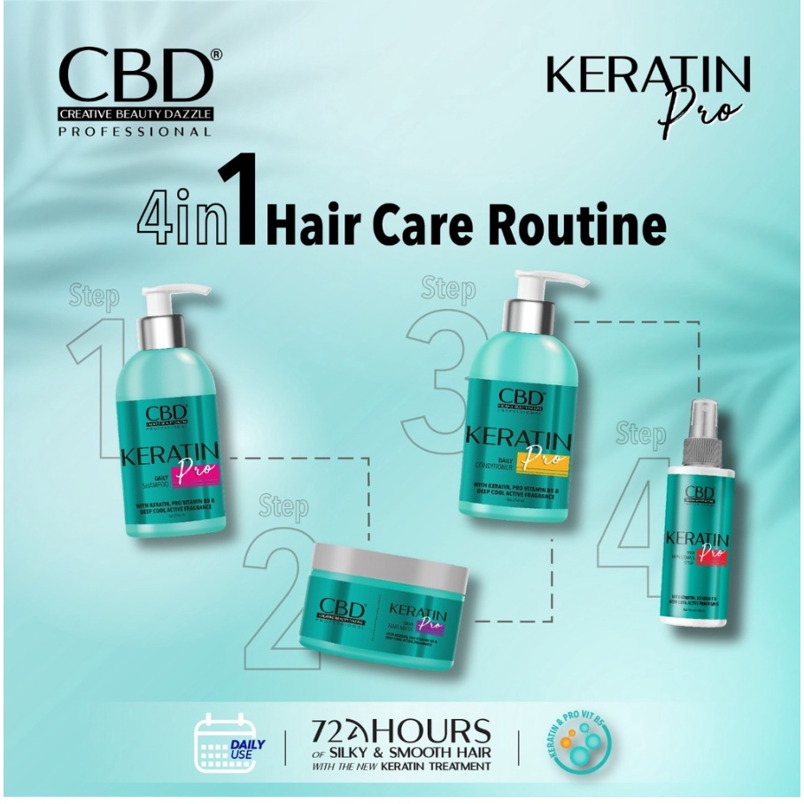 CBD Professional Keratin Pro Hair Mask 35GR / MASKER RAMBUT SACHET