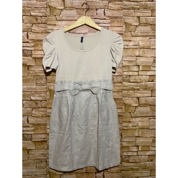 Gechirly dress coklat susu