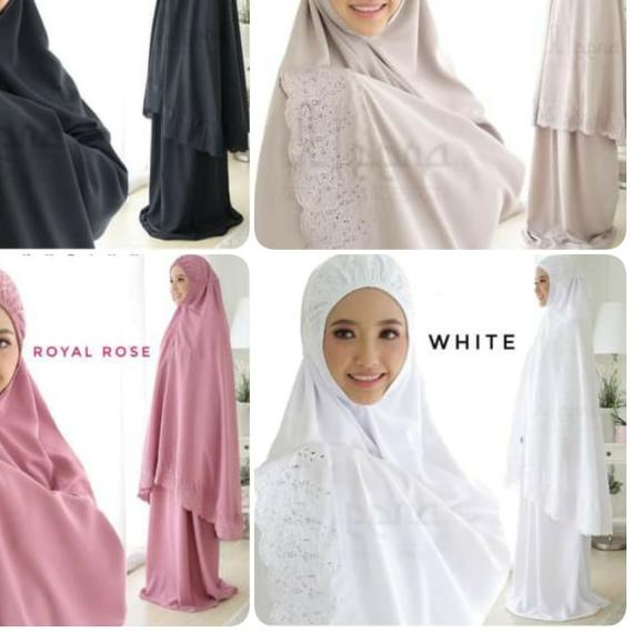 Promo Mukena bordir siti khadijah