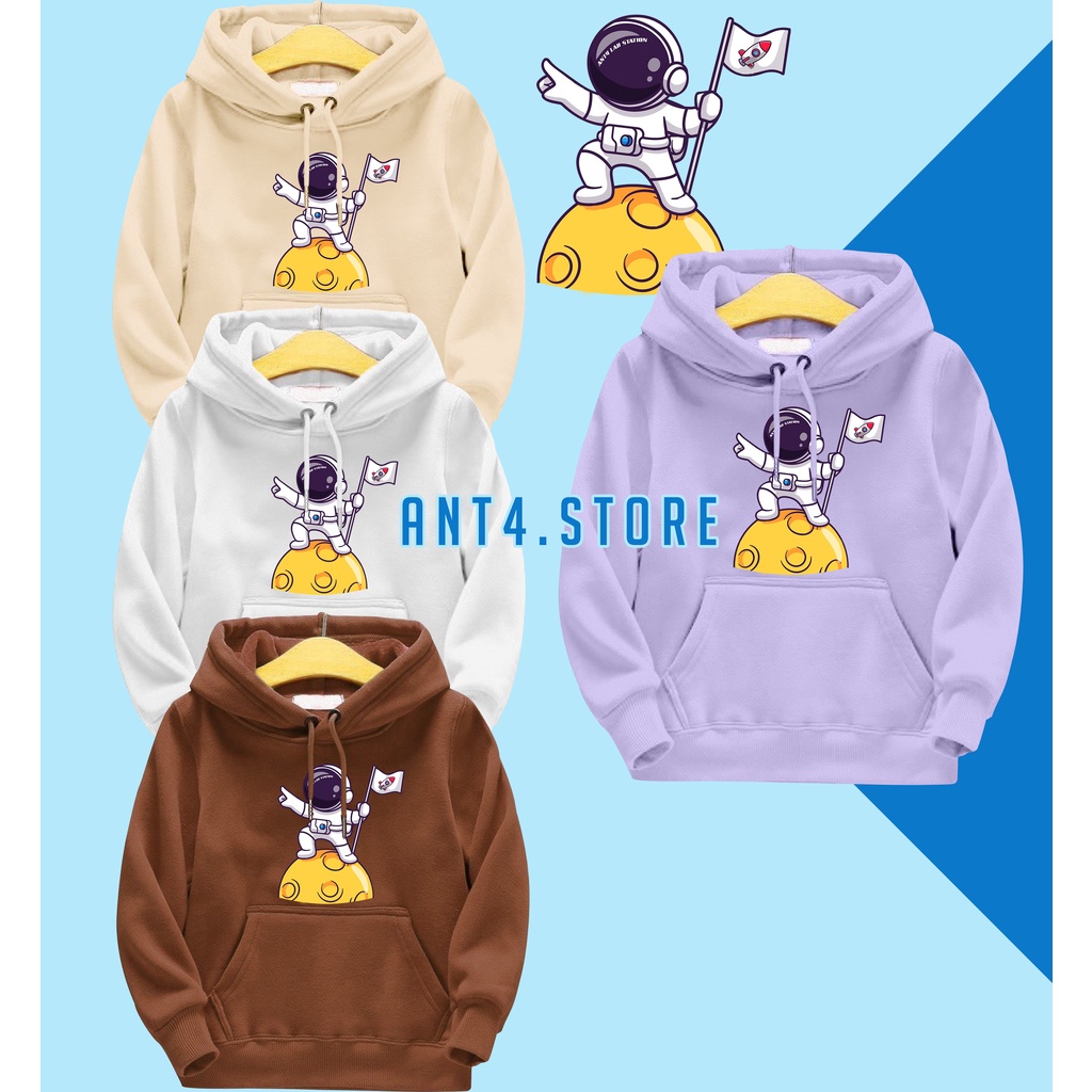 Hoodie Anak Astronot Jaket Anak Usia 2 - 12 Tahun Sweater Distro