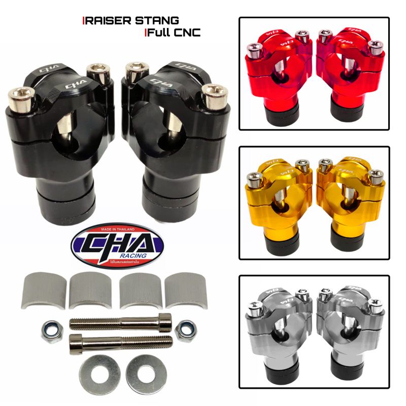 raiser dudukan stang cnc KLX CRF 150 D-Tracker adv CBR 150 new BF satria fu ninja cbr r15 r25 xabre dll