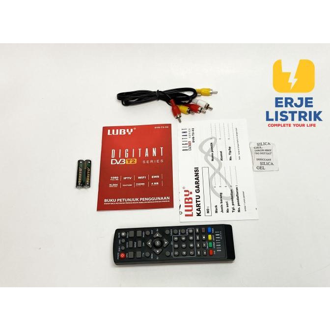 Set Top Box Luby Dvb - T2 - 02/Siaran Digital/Tv/Stb/Reciver/Digital