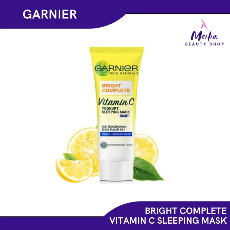 Jual GARNIER Bright Complete Vitamin C Yogurt Sleeping Mask Night Cream
