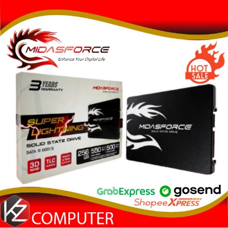 SSD 256GB MIDAS FORCE SUPER LIGHTNING SATA 3 6GB/s