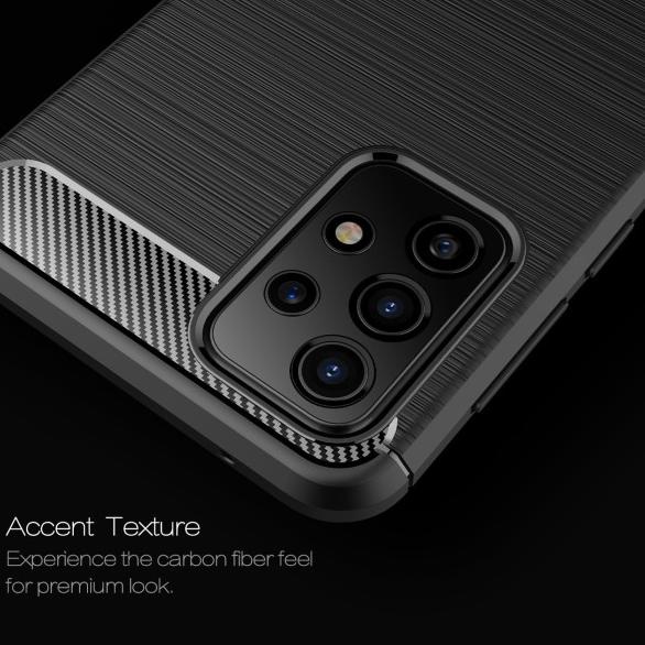 Rugged Armor Case Samsung Galaxy A52 Case Samsung A72 Samsung A32 A12 - A12, Hitam