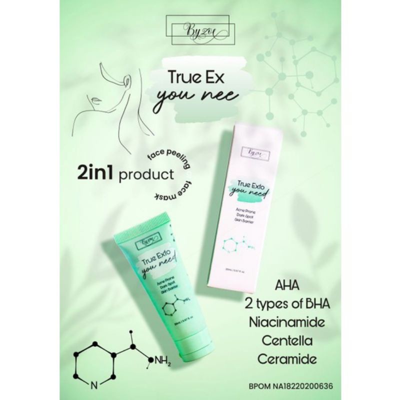 Byzoe True Exfo You Need For Acne Prone Dark Spot Skinbarier / Byzoe True Exfo you Need for Acne Prone Dark spot Skinbarrier