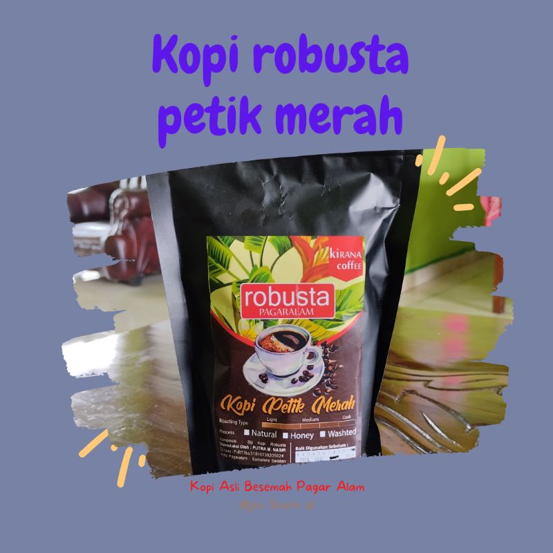 

kopi petik merah robusta pagar alam sumsel