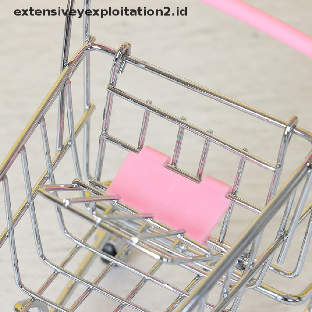 1pc Mainan Trolley Belanja Supermarket Mini Untuk Anak