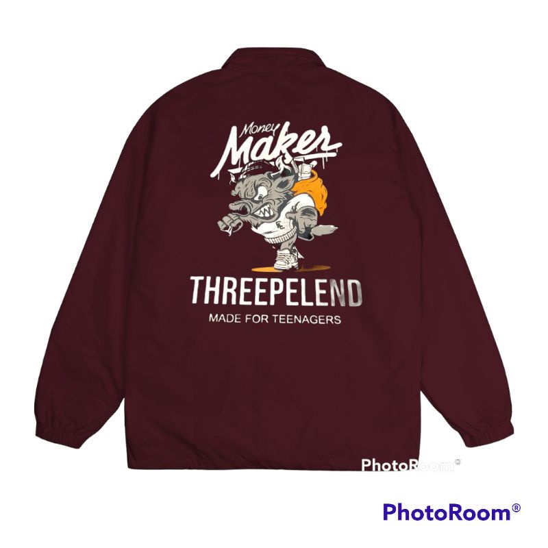 JAKET COACH pria/ jaket parasut/ threepelend premium distro
