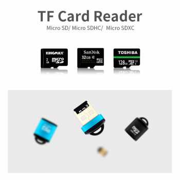 GS7i Kingcard Mini Card Reader Micro Sd Tf57 Hitam Ori-YA