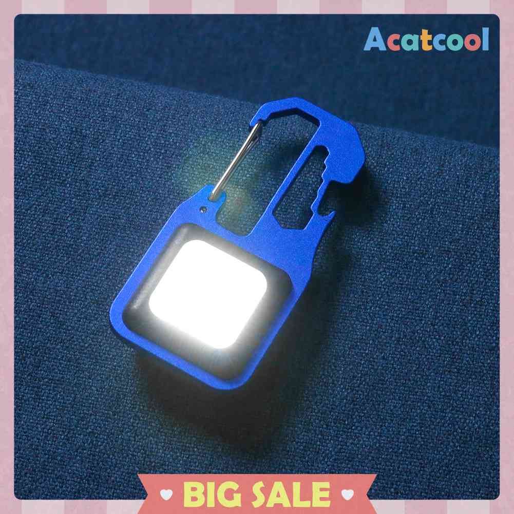 Lampu Senter Portable 4 Mode Pembuka Botol Rechargeable Untuk Camping Hiking Outdoor