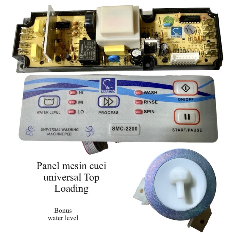 MODUL PANEL MESIN CUCI TOP LOADING UNIVERSAL