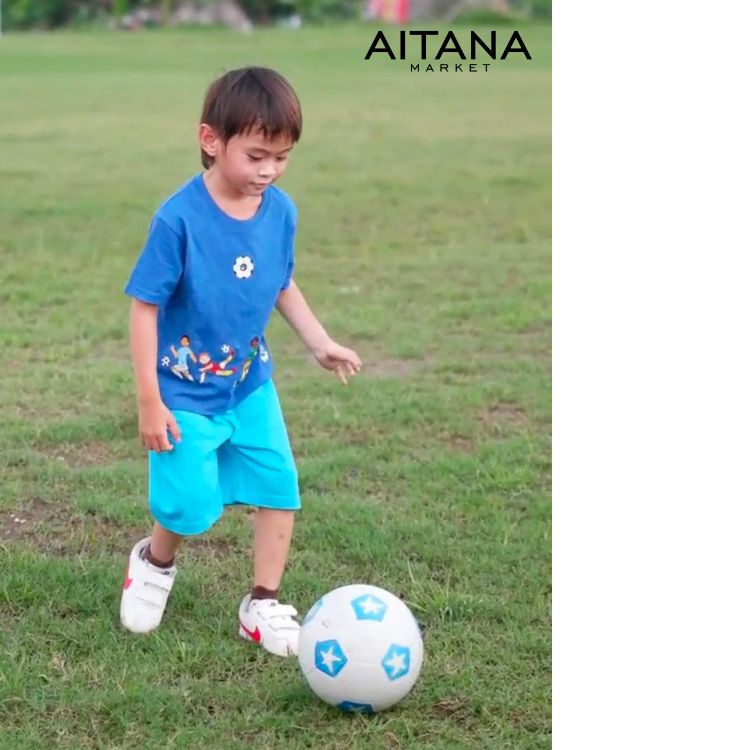 Setelan Bayi &amp; Anak Fourkids Soccer Edisi NAF World Cup Usia 6 Bulan-8 Tahun Bahan Katun Premium