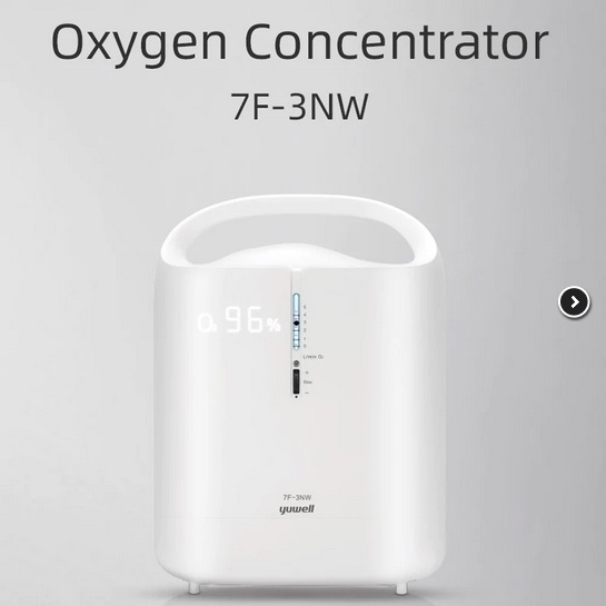 Mesin Oxygen Concentrator Inhalation Generator Yuwell 7F-3NW