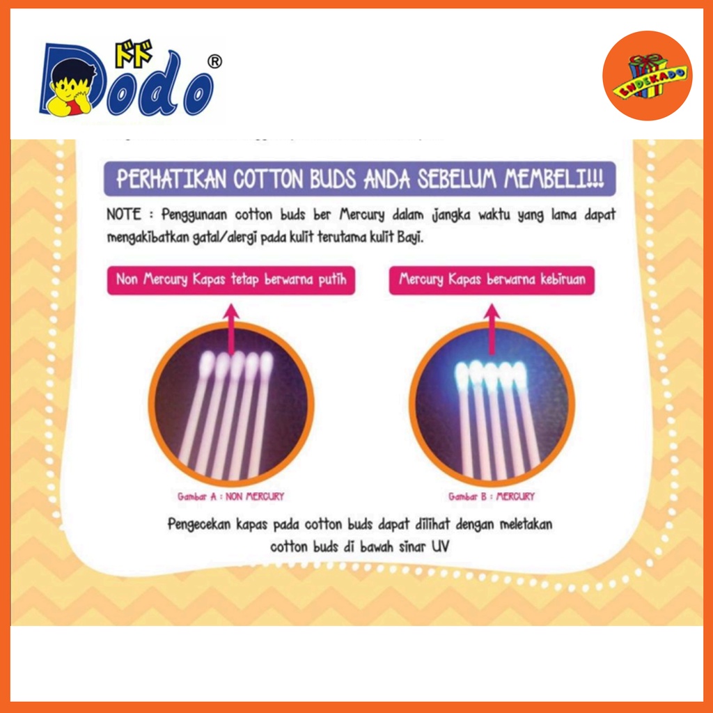 DODO Cotton Bud Regular - Cotton Buds Pembersih Telinga