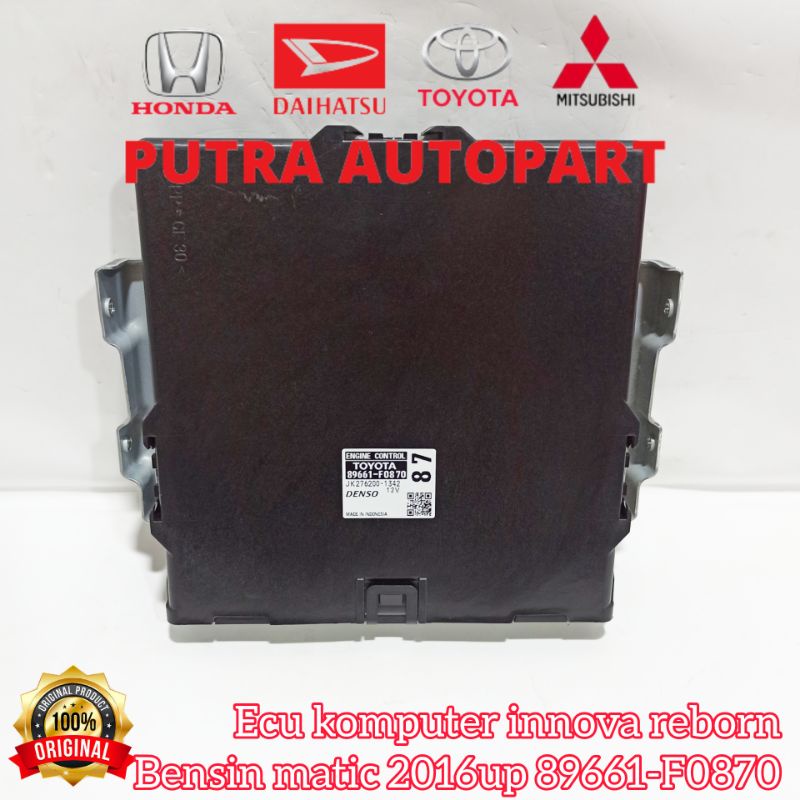 ecu komputer innova reborn bensin matic 2016up 89661-F0870 original