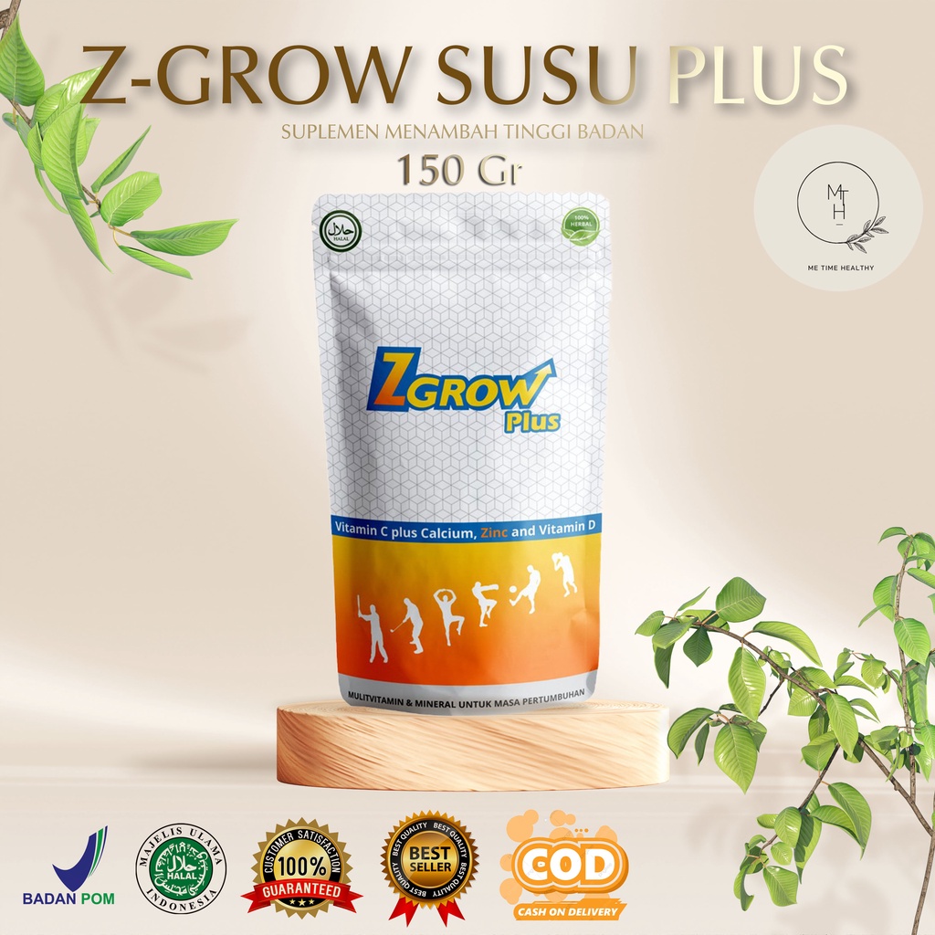 

Z-GROW PLUS - PENINGGI BADAN OROGINAL | KAPSUL DAN SUSU | PENAMBAH TINGGI BADAN TERBAIK | ZINC DAN KALSIUM /peninggi badan dewasa super cepat ori / peninggi badan anak 12