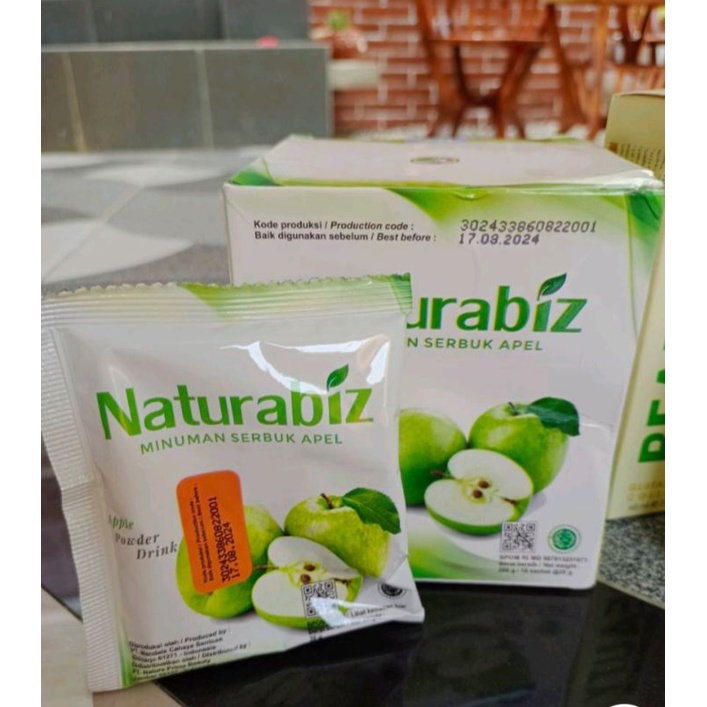 

Collagen drink Naturabiz minuman rasa apel