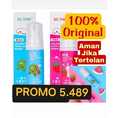 ODOL MOUSSE PASTA GIGI MOUSSE  PASTA GIGI SIKAT GIGI U 2-12 TAHUN ODOL FOAM ODOL MOUSEE  Pasta Gigi Foam / Kids Tooth Mousee untuk U shapeed Sikat Gigi U - Watermelon strawberry  Pasta Gigi Odol Sikat Gigi U / Toothpaste Mousse ODOL FOAM PASTA GIGI FOAM