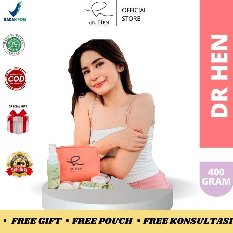 dR Hen - Paket Acne / Whitening | Athena Skincare | Paket MD Glowing Skincare | Benings Skincare