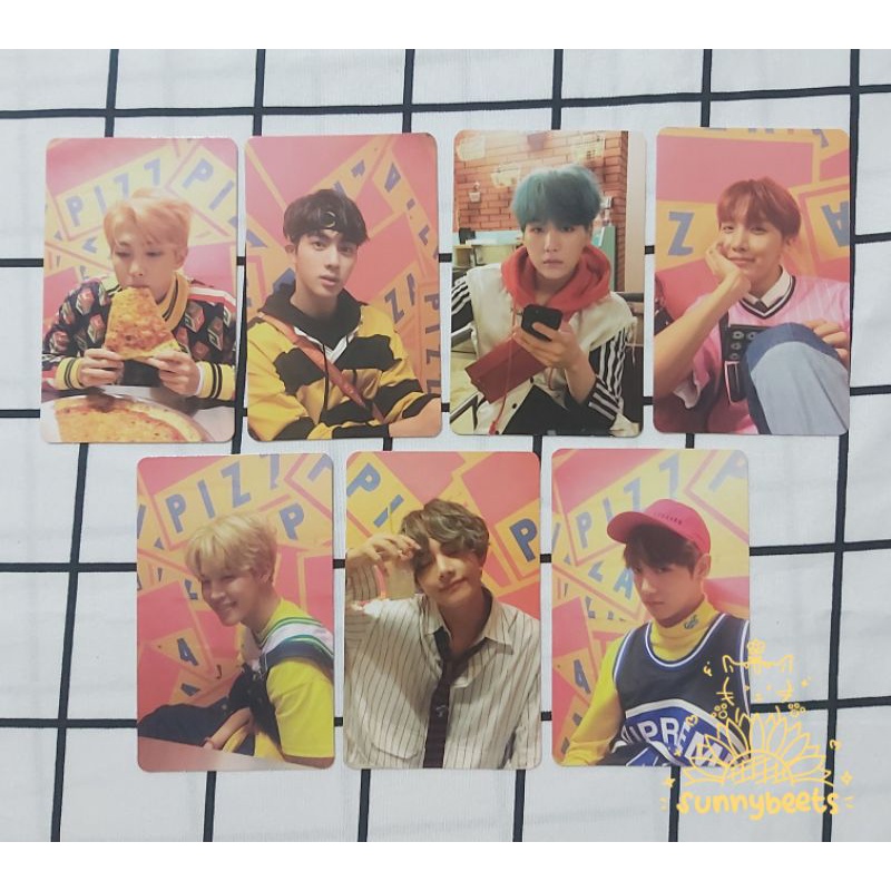 [sunnybeets] Photocard PC Album BTS Her E Jin Seokjin Jimin Pizza